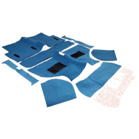 Image for Deluxe Moulded Carpet Set Blue - Saloon (1973-2000) RHD/LHD