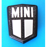 Image for Bonnet Badge - Black Shield (1980-88)