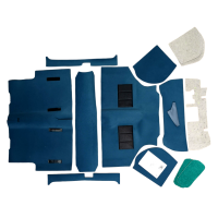 Image for Deluxe Moulded Carpet Set Blue - Saloon (pre-1973) RHD & LHD