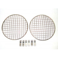 Image for Headlamp Chrome Stone Guards (7 inch) Pair