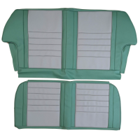 Image for Mini Cooper MKI Rear Seat Kit in Porcelain Green/Dove Grey
