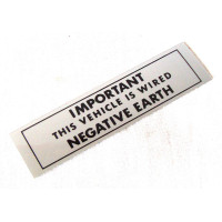 Image for Negative Earth Decal