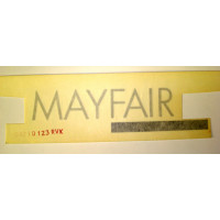 Image for Decal - Mayfair (Bodyside) Silver/Navy Blue 1988 on