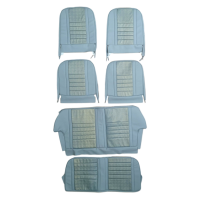 Image for Mini Cooper MKI Front & Rear Seat Kit in Cumulus Grey / Gold Brocade