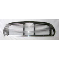 Image for Front Grille - Bright Alloy (11 Slat - External Catch) Mk2 1967 on
