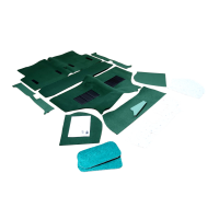 Image for Deluxe Moulded Carpet Set Green - Saloon (pre-1973) RHD/LHD