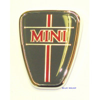 Image for Bonnet Badge - Red & Grey Shield (1990-96)