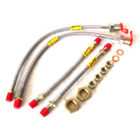 Image for Braided 4 Line Competition Braided Brake Hose Set