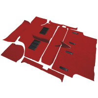 Image for MINI TRAVELLER & EARLY CLUBMAN ESTATE MOULDED CARPET SET, RED