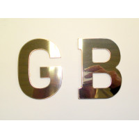 Image for Badge - GB (Stainless)