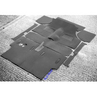 Image for Deluxe Moulded Carpet Set Grey - Saloon (pre-1973) RHD/LHD