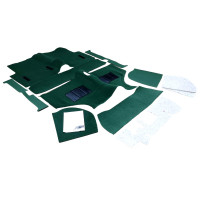 Image for Deluxe Moulded Carpet Set Green - Saloon (1973-2000) LHD/RHD