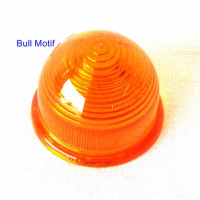 Image for Lens - Indicator Lamp Amber Plastic (1969-85)