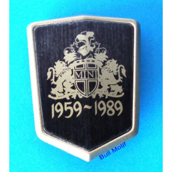 Image for Bonnet Badge - Mini 30 "1959-89"