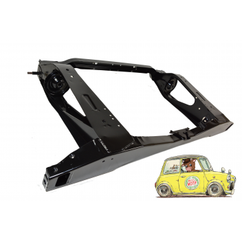 Image for Rear Subframe - (Dry Suspension) (1959-90) Powder Coated - Free Shipping!