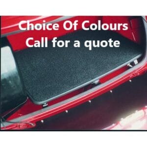 Carpet - Boot Board Cooper S Twin Tanks (1966-71) Black