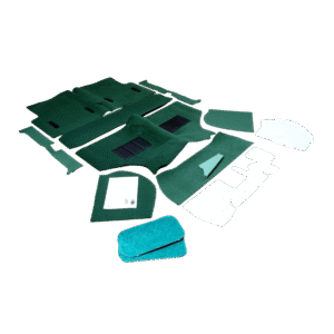 Carpet Set, Moulded, Saloon (1973-2000) LHD/RHD (Green)