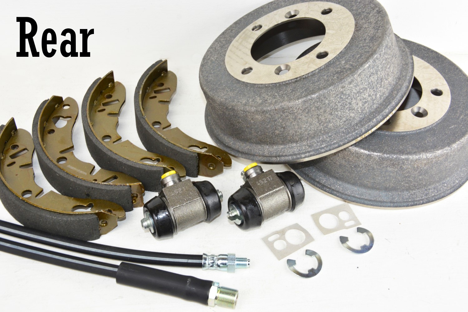 Front & Rear Drum Brake kit up to 1984 - Image 2
