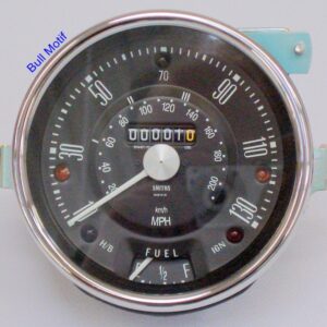 Speedometer - Cooper S Mk2/3 130 MPH (Black Face)
