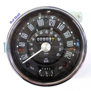 Speedometer - Cooper S Mk2/3 200 KPH (Black Face)