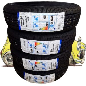 TYRES x4 - 145/80/10 Premium FALKEN SN807 Free Ship