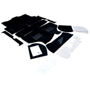 MINI TRAVELLER & EARLY CLUBMAN ESTATE MOULDED CARPET SET, Black