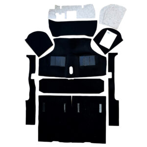 Moulded Carpet Set Van (1973 on) RHD & LHD (Black)