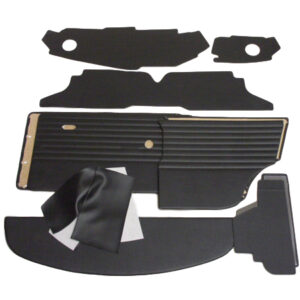 Interior Trim Panel Kit ( Off Set Speedo RHD) 1973 on, Black