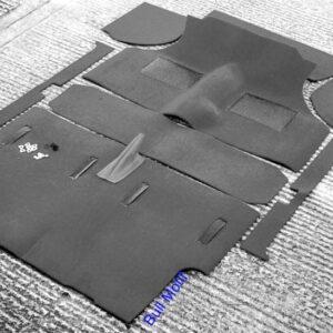 Carpet Set, Moulded, Saloon (pre-1973) RHD/LHD (Grey)