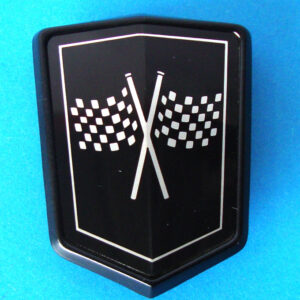 Bonnet Badge - Chequered Flags