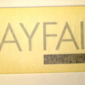 Decal - Mayfair (Bodyside) Silver/Navy Blue 1988 on