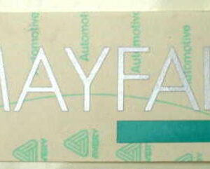 Decal - Mayfair (Bodyside) Silver/Green 1988 on