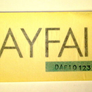 Decal - Mayfair (Bodyside) Grey/Green 1988 on