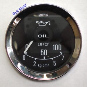 Gauge - Oil Pressure Mk1 (Black) 1961-67