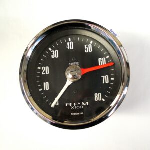 Tachometer - 80mm (0-8000) Black