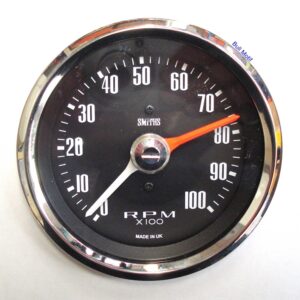 Tachometer - 80mm (0-10,000) Black