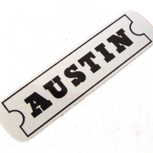 Austin Rocker Cover Label