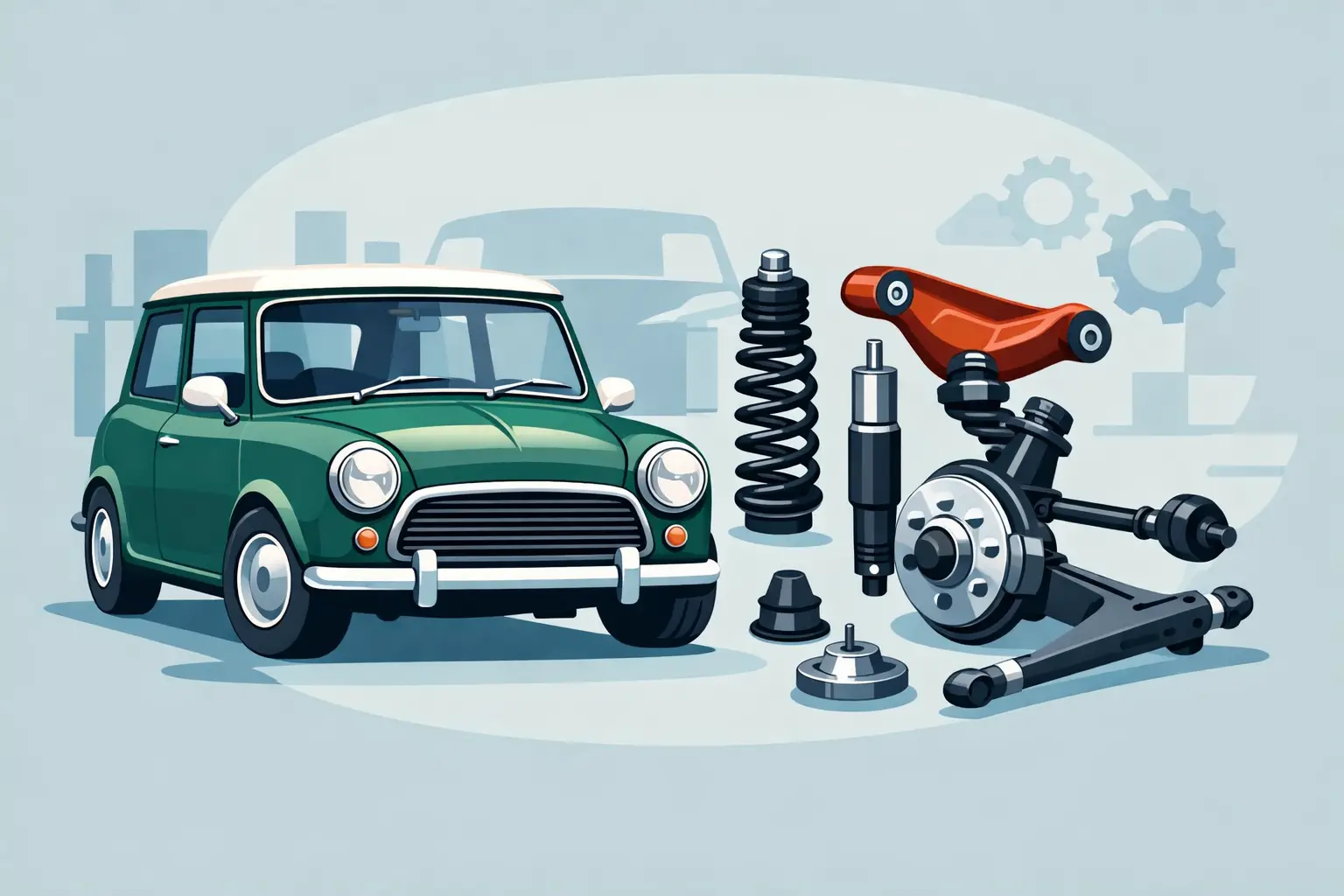 You are currently viewing Classic Mini Front Suspension Guide for Owners