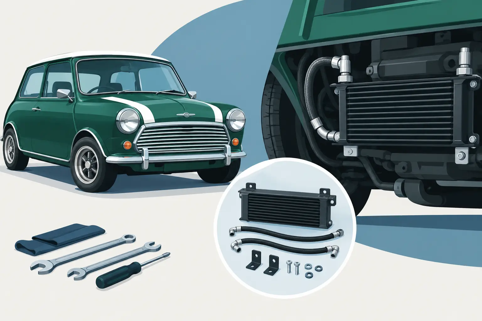You are currently viewing How to Install a Classic Mini Oil Cooler