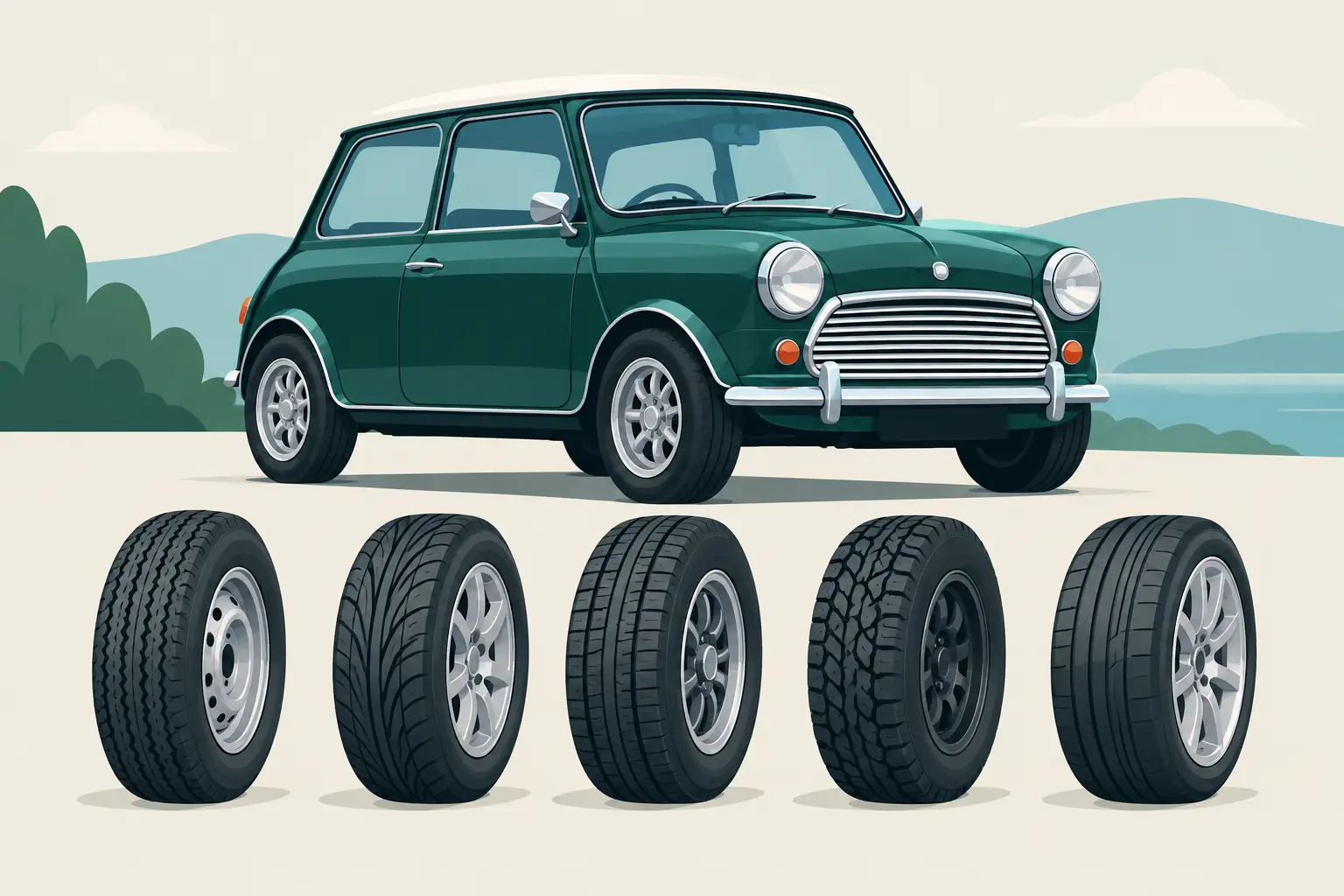 You are currently viewing Mini Tyre Comparison for Classic Mini Owners