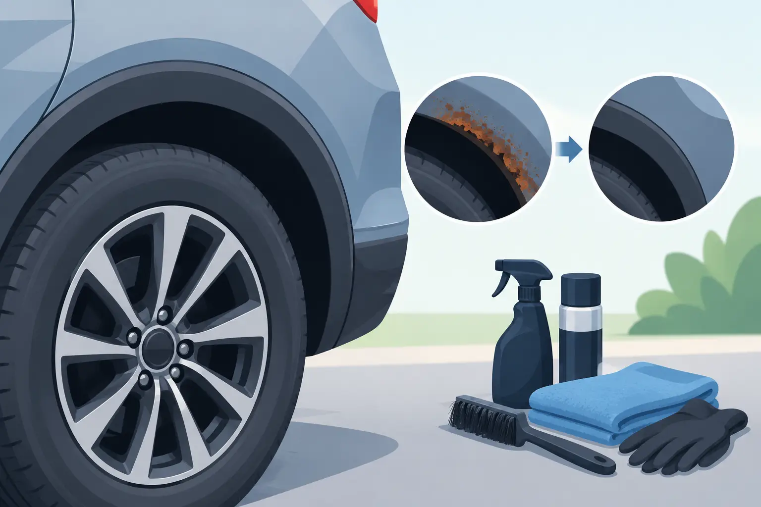 You are currently viewing How to Stop Mini Wheel Arch Corrosion Early